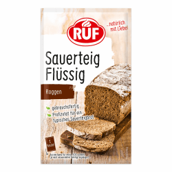RUF Roggensauerteig flüssig, Sauerteigextrakt für Brot & Brötchen, Sauerteigbrot Backzubehör für Roggenbrot und Vollkornbrot, 1x70g flüssig 70 g (1er Pack) Angebot bei HelloDeals