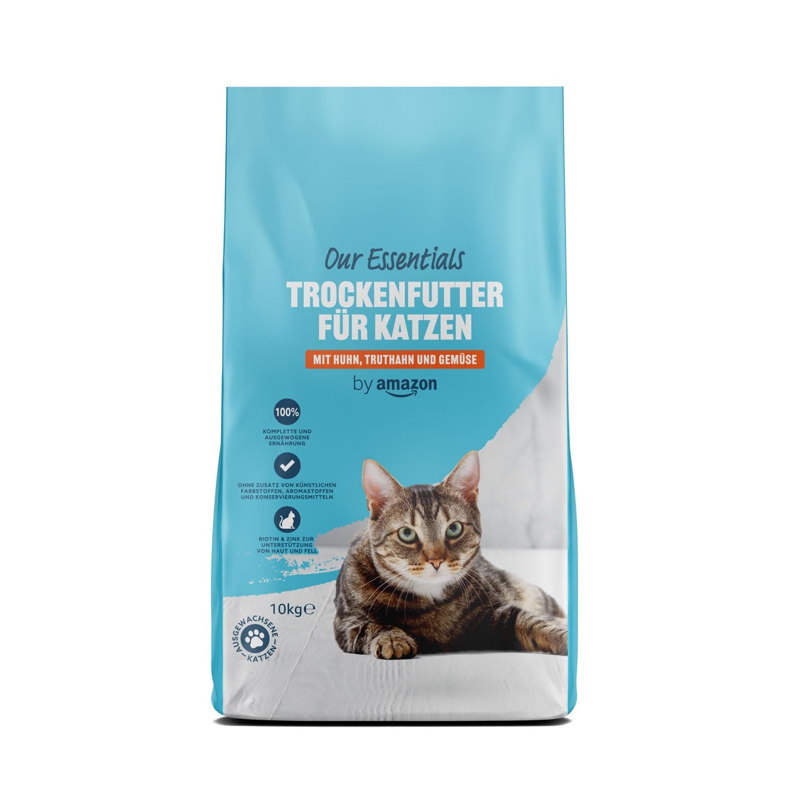 by Amazon Trockenfutter für Katzen, Mit Huhn, Truthahn und Gemüse, 10kg Huhn, Truthahn und Gemüse 10 kg (1er Pack) Angebot bei HelloDeals