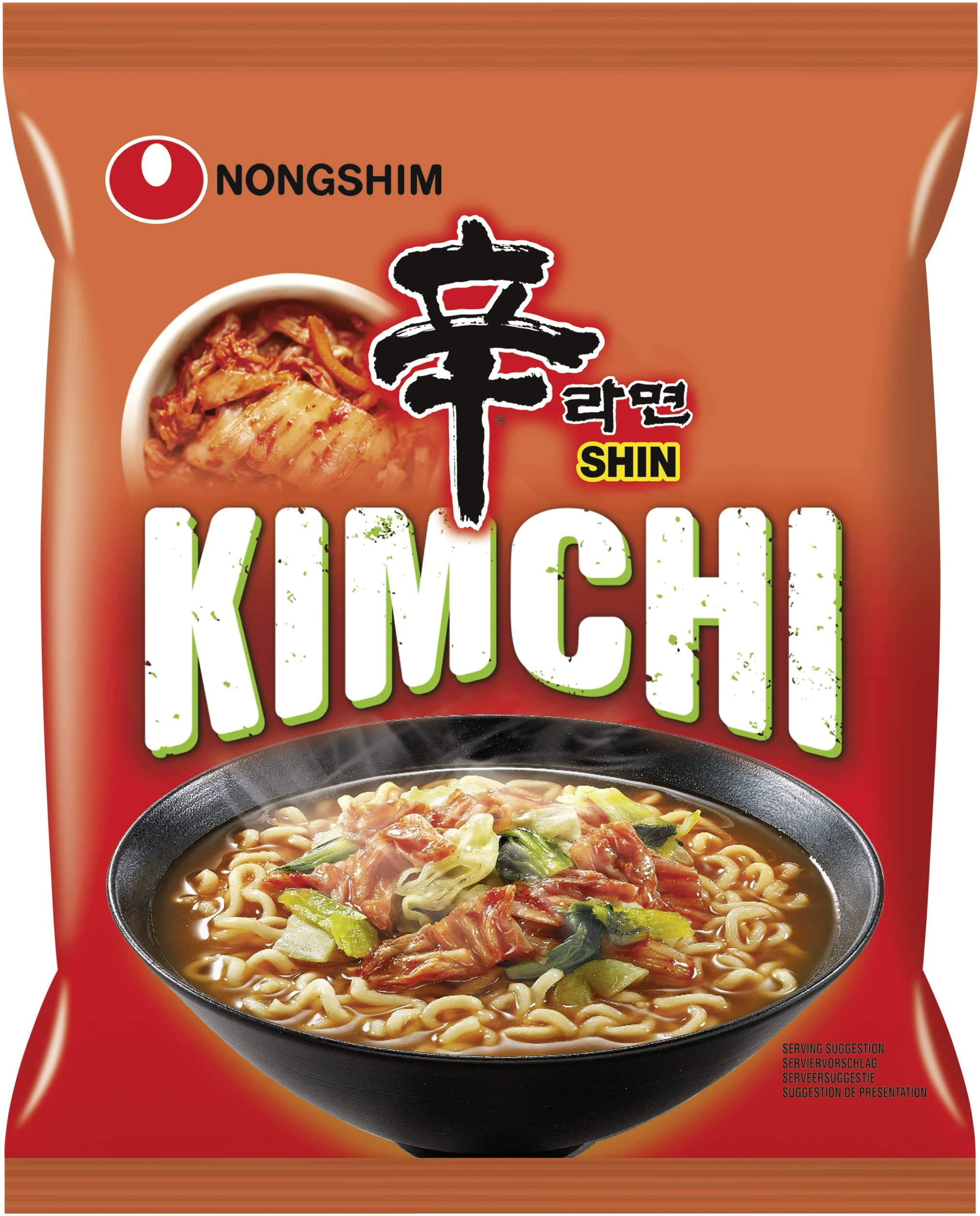 Nong Shim Instantnudeln Kimchi Ramyun – Koreanische Ramen Suppe - schnelle Zubereitung – 20er Vorteilspack à 120g Kimchi Multipack (20 X 120 GR) Angebot bei HelloDeals