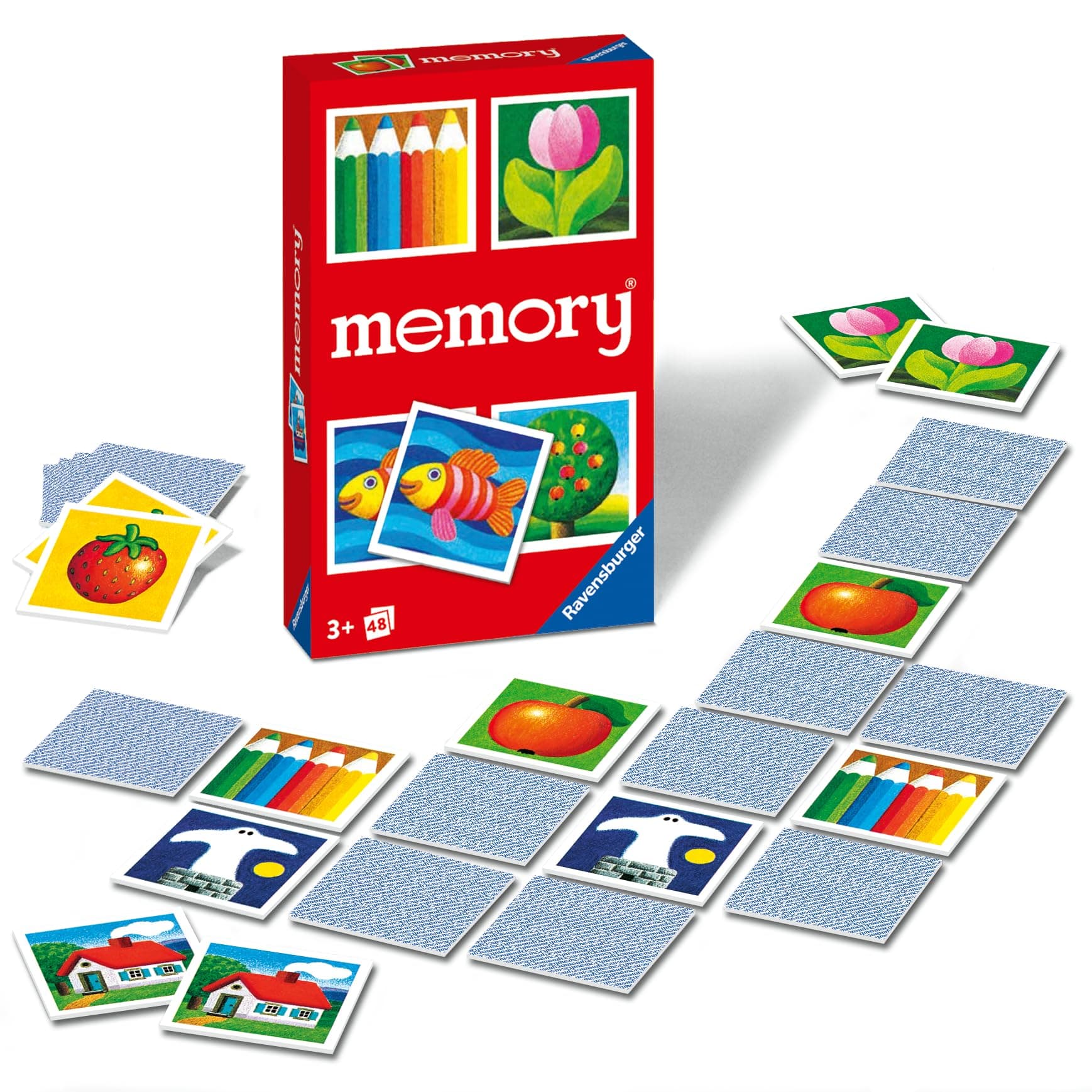 Ravensburger 22457 - Kinder Memory®, der Spieleklassiker für die ganze Familie, Merkspiel für 2-6 Spieler ab 3 Jahren Kinder memory 2024 Angebot bei HelloDeals