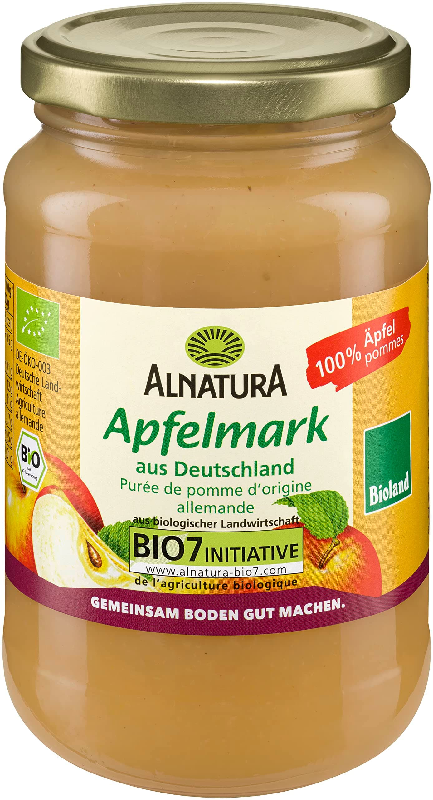 Alnatura Bio Apfelmark, Vegan, 360g Angebot bei HelloDeals