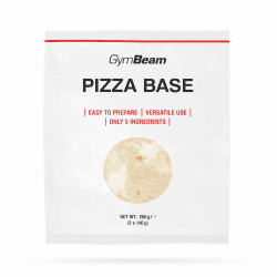 GymBeam Pizzateig - Pizza Boden für selbstgemachte Pizza, Zeitersparnis & Vielseitigkeit, 5 Zutaten, 7 Min Zubereitung, saftig mit Olivenöl, authentische Pizza Base, Ø 26cm, vegan, 280 g Angebot bei HelloDeals