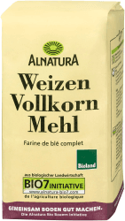 Alnatura Bio Mehl Weizen-Vollkorn, 1 kg Angebot bei HelloDeals