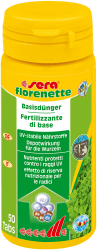 sera florenette 50 Tabletten für prächtige Wasserpflanzen im Aquarium, mit Nährstoffdepot an der Wurzel, Dünger für die Wurzeln, für Aquarienpflanzen, Small