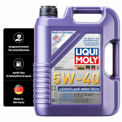 LIQUI MOLY Leichtlauf High Tech 5W-40 | 5 L | Synthesetechnologie Motoröl | Art.-Nr.: 3864, farblos 5 Liter Motoröl Angebot bei HelloDeals