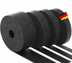 BAUHELD® Terrassenpads auf Rolle 10m x 50mm x 6mm [Made in Germany] Stabile Bautenschutz-Matte aus Gummi-Granulat - Als Unterleg-Platten für Terrassen-Fliesen, WPC Terrassen-Dielen, Stelzlager, Balkon 10000 x 50 x 6 mm 1 Angebot bei HelloDeals