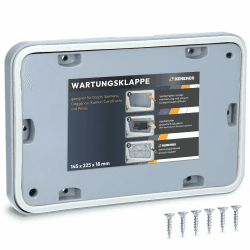 Kenekos - Wartungsklappe Trockner kompatibel mit Bosch Siemens IQ300 / IQ500 / IQ700 / IQ800 Serie 6 Serie 8 MAXX7 Wärmepumpentrockner, Ersatzteil wie 646776 00646776 Angebot bei HelloDeals