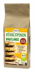 Süßlupinen-Protein-Bratlinge, Bio, 300 g • hochwertiges Protein aus Süßlupine und Getreide • 14 g Protein pro Portion • einfache Zubereitung in Pfanne oder Backofen Angebot bei HelloDeals