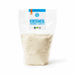 Bio Fairtrade Kokosmehl, 1000gr – 1 kg, Öko & Fair Proteinmehl, Sri Lanka entfettetes Kokos, Kokosnüsse, Coconut protein flour, vegan, Familienpackung, von Menschenhand geerntet, Value-Pack Angebot bei HelloDeals