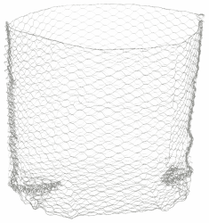 Kerbl Wühlmauskorb (Höhe 70 cm, ø 60 cm, für Bäume / Sträucher, zersetzt sich rückstandsfrei, Metalldraht unverzinkt) 291175 Metalldraht unverzinkt ø 60 cm