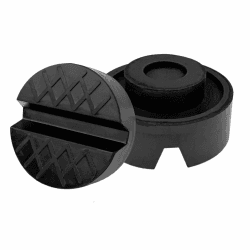 2 Stück Wagenheber Gummiauflage, Universelle Gummiauflage für Fahrzeugheber, Gummiblock Hebebühne Wagenheber Auflage, Gummi Jack Pad für Wagenheber Rangierwagenheber Unterstellbock, (65mm, Schwarz)