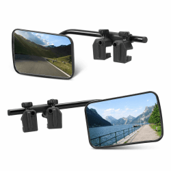 Orifesio 2 Stück Wohnwagenspiegel Universal, Verstellbarer Wohnwagen Spiegel Auto, Außenspiegel Wohnwagen, Caravanspiegel, Spiegel für Wohnwagen Universal, Spiegelverlängerung Wohnwagen