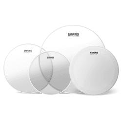 Evans Drum Heads - G2 Clear Rock Pack (10, 12, 16 Zoll) mit 14 Zoll HD Dry Snare Batter Angebot bei HelloDeals