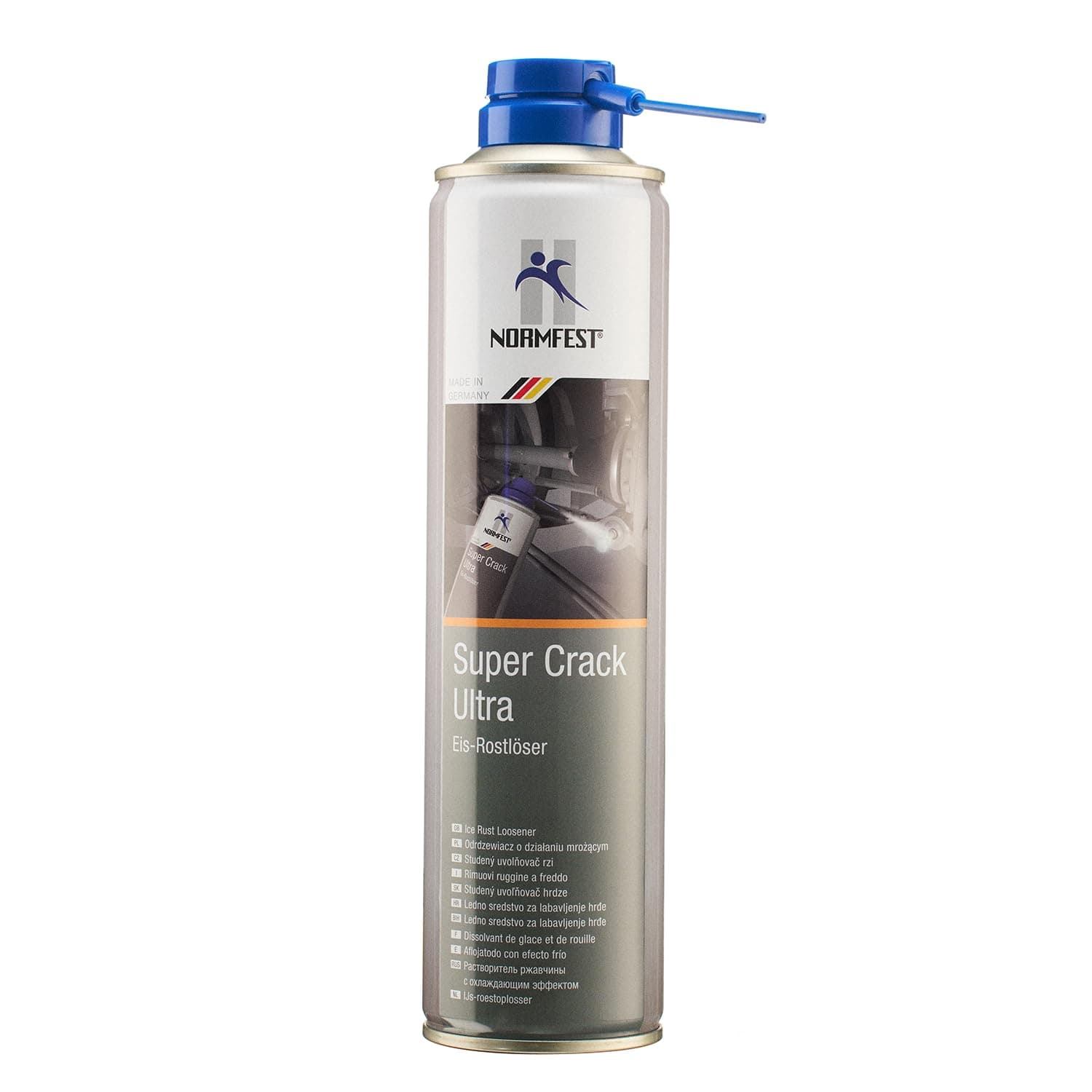 Normfest Super Crack Ultra – EIS-Rostlöser Spray, löst festsitzende Schrauben, Muttern und Bolzen durch Vereisung bis -40 °C, mit starker Kriechfähigkeit und Korrosionsschutz, 400ml Angebot bei HelloDeals
