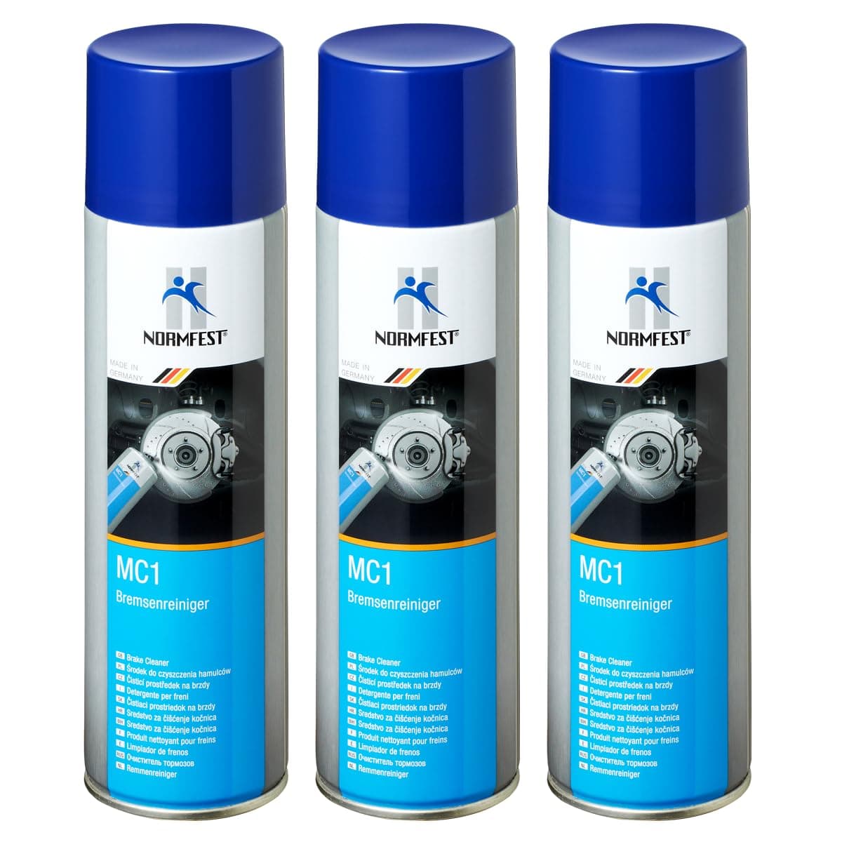 Normfest MC-1 Bremsenreiniger 3x 500ml Angebot bei HelloDeals
