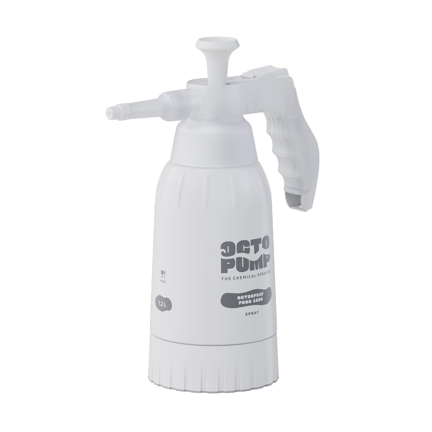 OctoSpray Food 1200 | Drucksprüher mit Zerstäuber | 1200 ml | Geeignet für Lebensmittel | Küche, Grill, Haushalt und Lebensmitteleinzelhandel | Made in Germany Food - 1200 ml