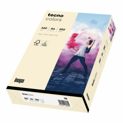 Inapa farbiges Druckerpapier, buntes Papier tecno Colors: 160 g/m², A4, 250 Blatt, hellchamois A4 - 250 Blatt 160g / m² hellchamois Angebot bei HelloDeals