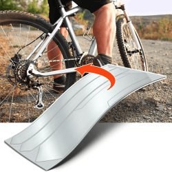 Luxshield Fahrrad Kettenstreben Lackschutzfolie Schutz Set - selbstklebend Universal 1. Transparent glänzend