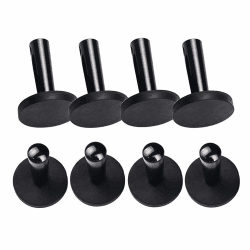 Gebildet 8 Stück Montagemagnette Magnet Magnette Folieren Folie Car Wrapping,Auto Folie DIY/Auto Folie Wrap Schwarz-8st Angebot bei HelloDeals