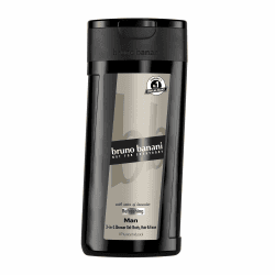 bruno banani Man 3-in-1 Shower Gel für Männer mit klassisch-maskulinem Amber-Fougère-Duft, 250 ml 250 ml (1er Pack) Man Shower Gel Angebot bei HelloDeals