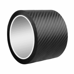 Pixaro Carbon Folie Auto - 10cm × 3m Matt Schwarz Folie Selbstklebend, 3D Kratzfest Lackschutzfolie Schutzfolie für Auto Fahrrad Motorrad Einstiegsleisten Schutz Angebot bei HelloDeals