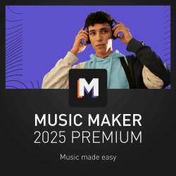 MAGIX Music Maker 2025 Premium – MUSIC MADE EASY | Audio Software | Musikprogramm | für Windows 10/11 | 1 PC-Volllizenz für 2 Geräte in praktischer Versandbox Version 2025 Premium Angebot bei HelloDeals