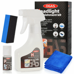 FGen Headlight Restoration Kit,Headlight Preparation,Headlight Repair Spray for Cleans, Polished, Matted, Yellowed(Set of 4) Angebot bei HelloDeals