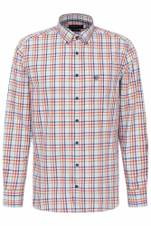 bugatti Herren Freizeithemd 1:1 Arm 9350-68300B XXL Blau