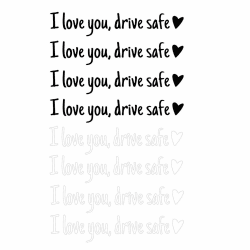 8PCS I Love You Drive Safe Aufkleber, I Love You Drive Safe Herz Aufkleber, Ich Liebe Dich Spiegel Aufkleber Spruch, Auto Aufkleber für Rückspiegel Autofenster Angebot bei HelloDeals