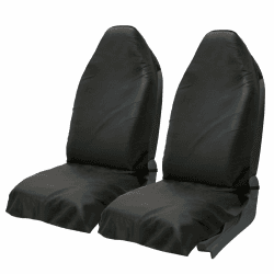 CICMOD Autositzschoner für Vordersitze, 2 Stück Universal Schonbezug für Fahrersitz Wasserdicht Autositzüberzug 2 x vordersitz
