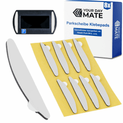 Parkscheibe Ersatz Klebestreifen, 8 Stück, kompatibel mit Needit Park Mini digitale Parkuhr, doppelseitiger Spezialkleber für Windschutzscheibe, Klebepads parken Uhr Scheibe, Klebesticker Parking Disc Angebot bei HelloDeals