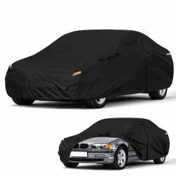 Autoabdeckung Wasserdicht für 1990-2006 BMW 3 Series E30/E36/E46 Estate, Vollgarage Autoplane Auto Abdeckplane Winter Sommer Allwetter Outdoor Abdeckung mit Reißverschluss Tür, Windschutzbänder 1990-2006 E30 Estate Angebot bei HelloDeals