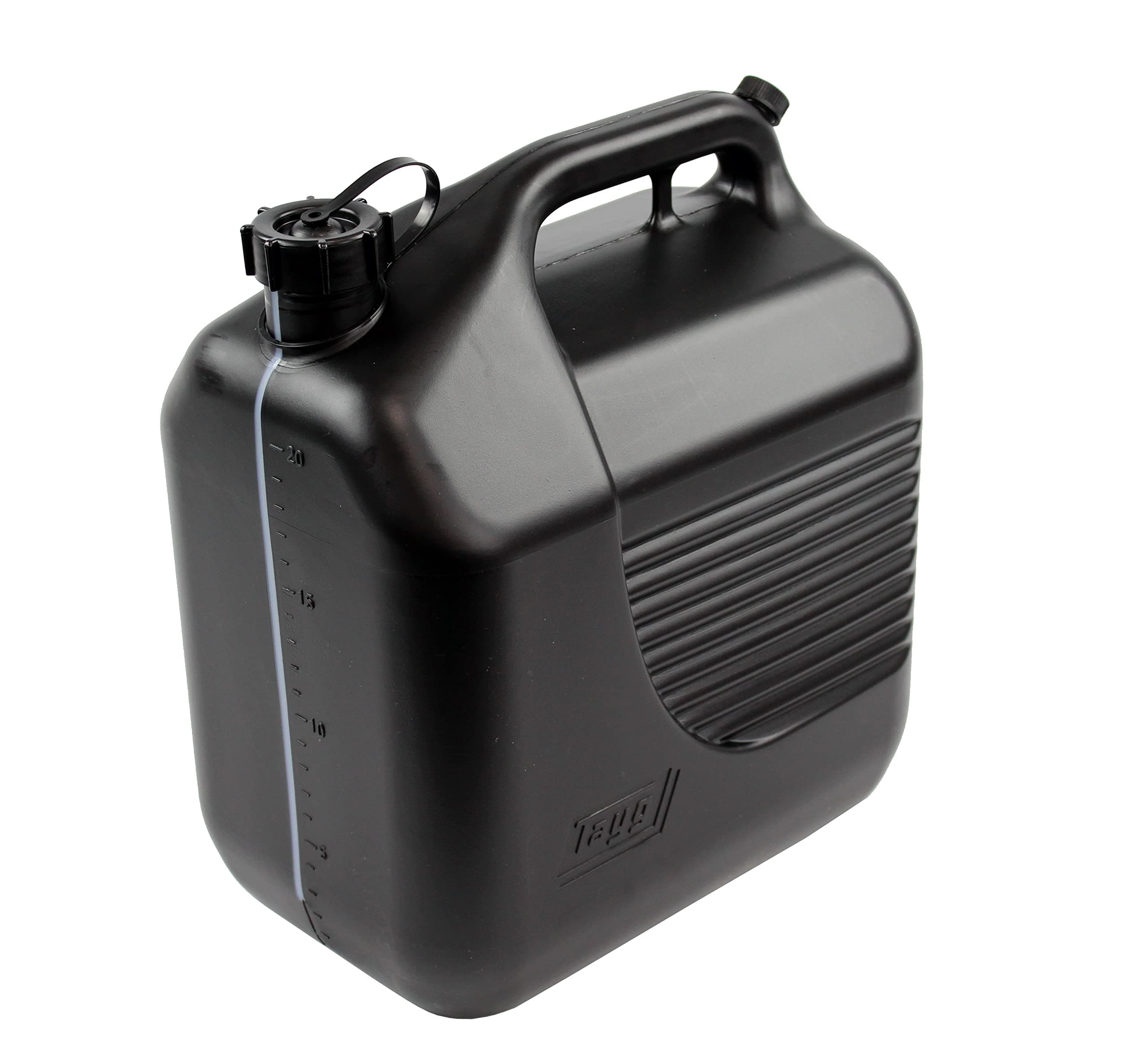 Tayg Kanister, 20 Liter, zugelassen, mit Einfüllstutzen und Messstreifen, schwarz, 603075 Angebot bei HelloDeals
