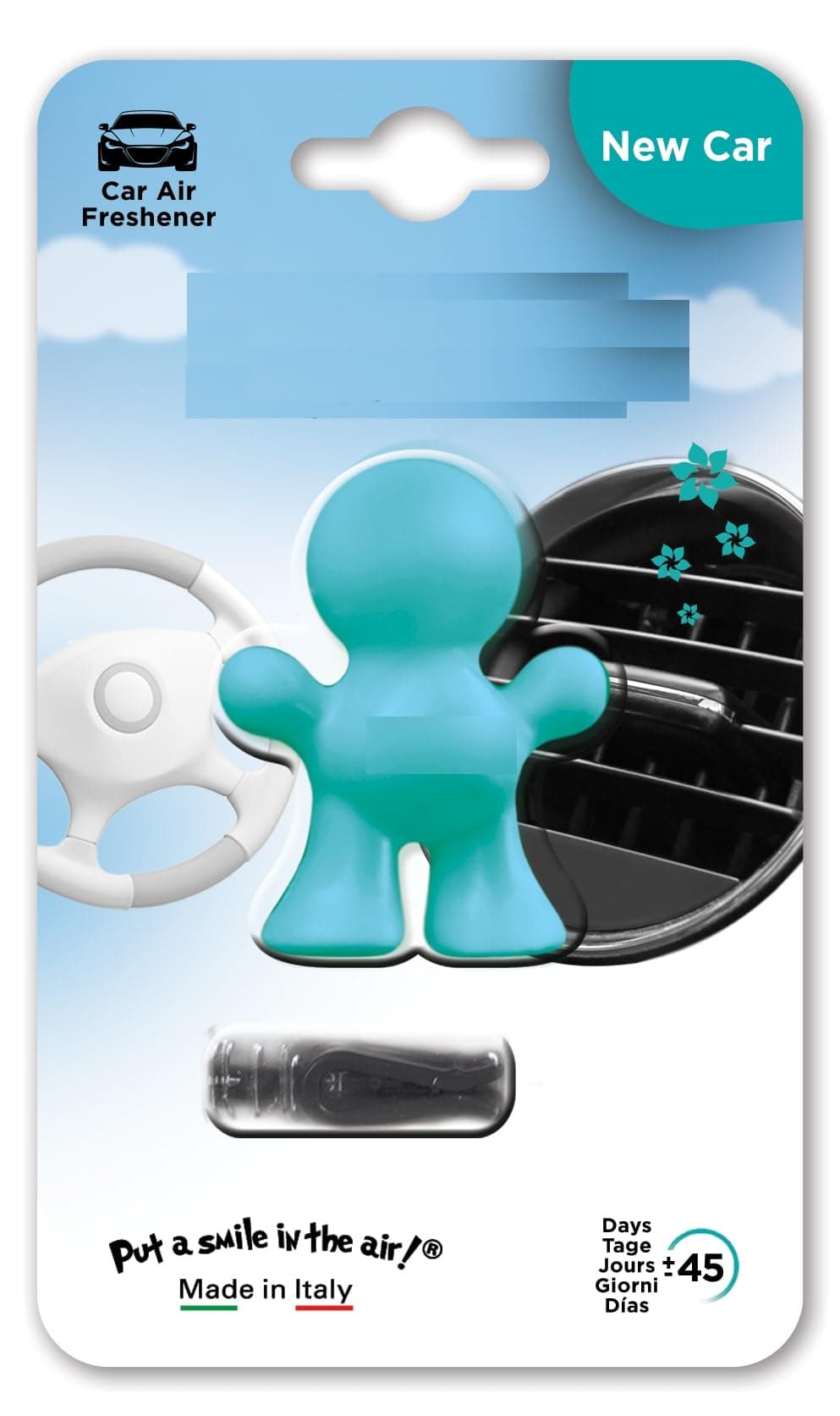 Supair-Drive Little Joe Lufterfrischer fürs Auto zur Montage an jedem Lüftungsgitter +/-45 Tage Frische im Auto (New Car)