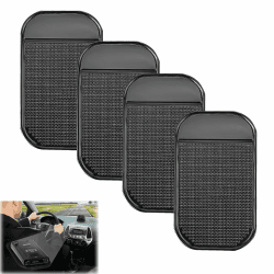 4 Stück Antirutschmatte Auto Handy, Armaturenbrett Ablage, Antirutsch Pads Auto, Auto Armaturenbrett Anti Rutsch Matten, Zum Halten Von Handy Schlüssel Sonnenbri(14 * 8cm) Angebot bei HelloDeals