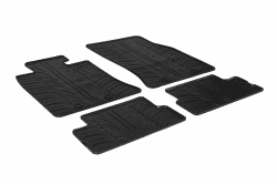 Satz Gummimatten kompatibel mit BMW New Mini One/Cooper/S/D R56 2006-2014 (T Profil 4-teilig + Montage-clips) Angebot bei HelloDeals