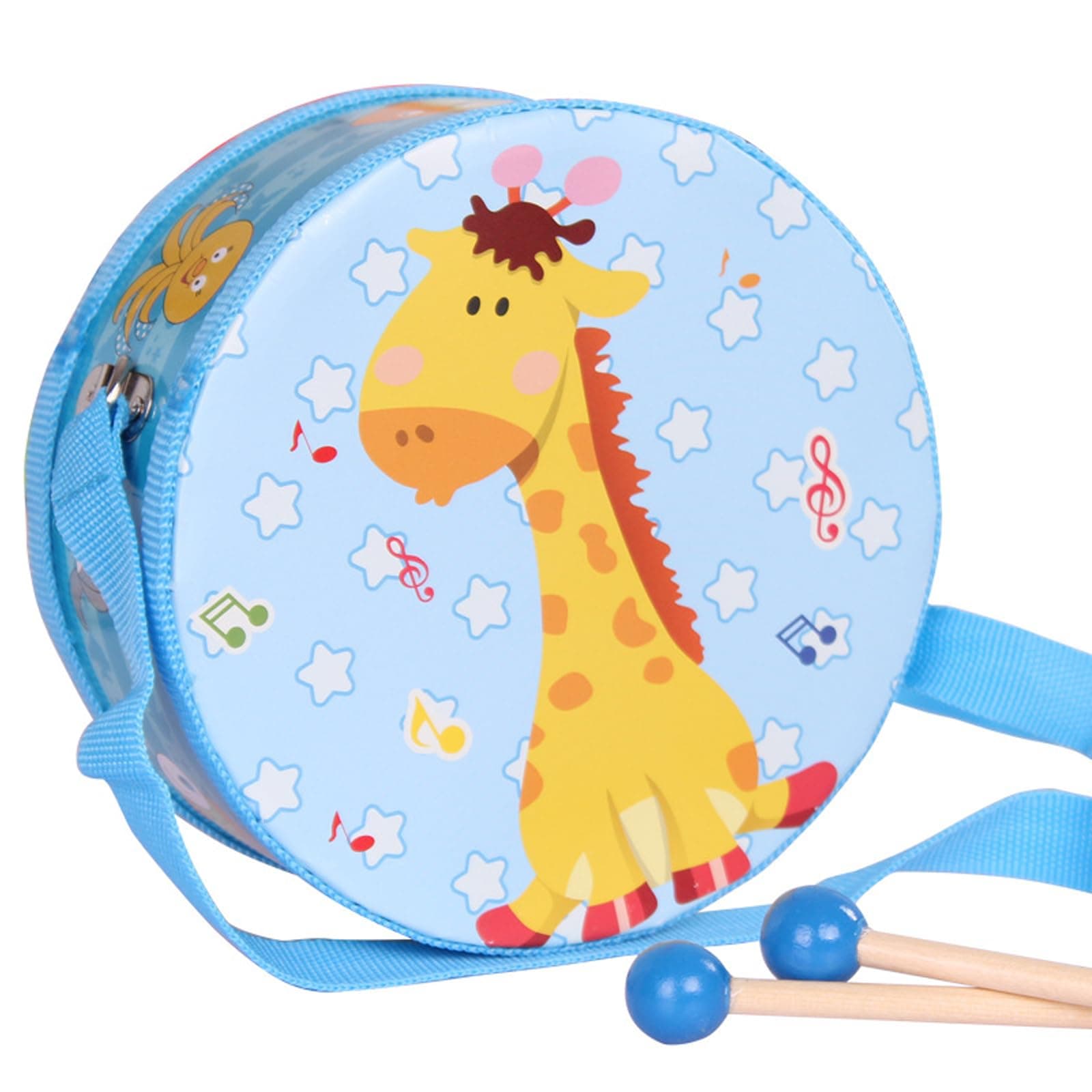 Kindertrommel aus Holzspielzeug,Kleinkinder Schlagzeugset,Schlaginstrument Spielzeug Kinder Schlagzeug aus Holz Musikspielzeug für Kinder ab 3 Jahren Jungen Mädchen Geburtstagsgeschenke