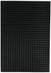 Unitec 74512 Wabenmatte, 42 x 29 cm, schwarz
