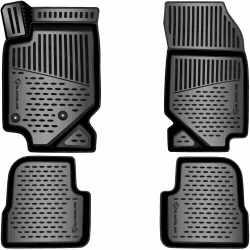 ELMASLINE Design 3D Gummimatten Set für OPEL Mokka B 2021-2025 PASST Nicht IN Elektro & HYBRID !| Extra hoher Rand Fußmatten