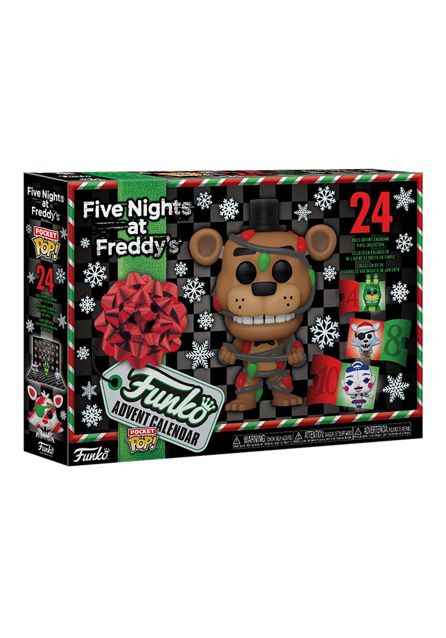 Funko Advent Calendar: Five Nights At Freddy's (FNAF) 2023-24 Tage der Überraschung - Vinyl-Minifigur Zum Sammelns - Mystery Box - Geschenkidee - Feiertage zu Weihnachten One Size Mehrfarben Angebot bei HelloDeals