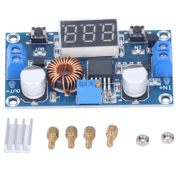 5A 75W DC-DC Step-Down-Leistungsmodul, Hochleistungs-Abwärtswandlermodul mit LED-Anzeige, einstellbare Spannungsanzeige, Konverter-Reglerplatine XL4015 Angebot bei HelloDeals