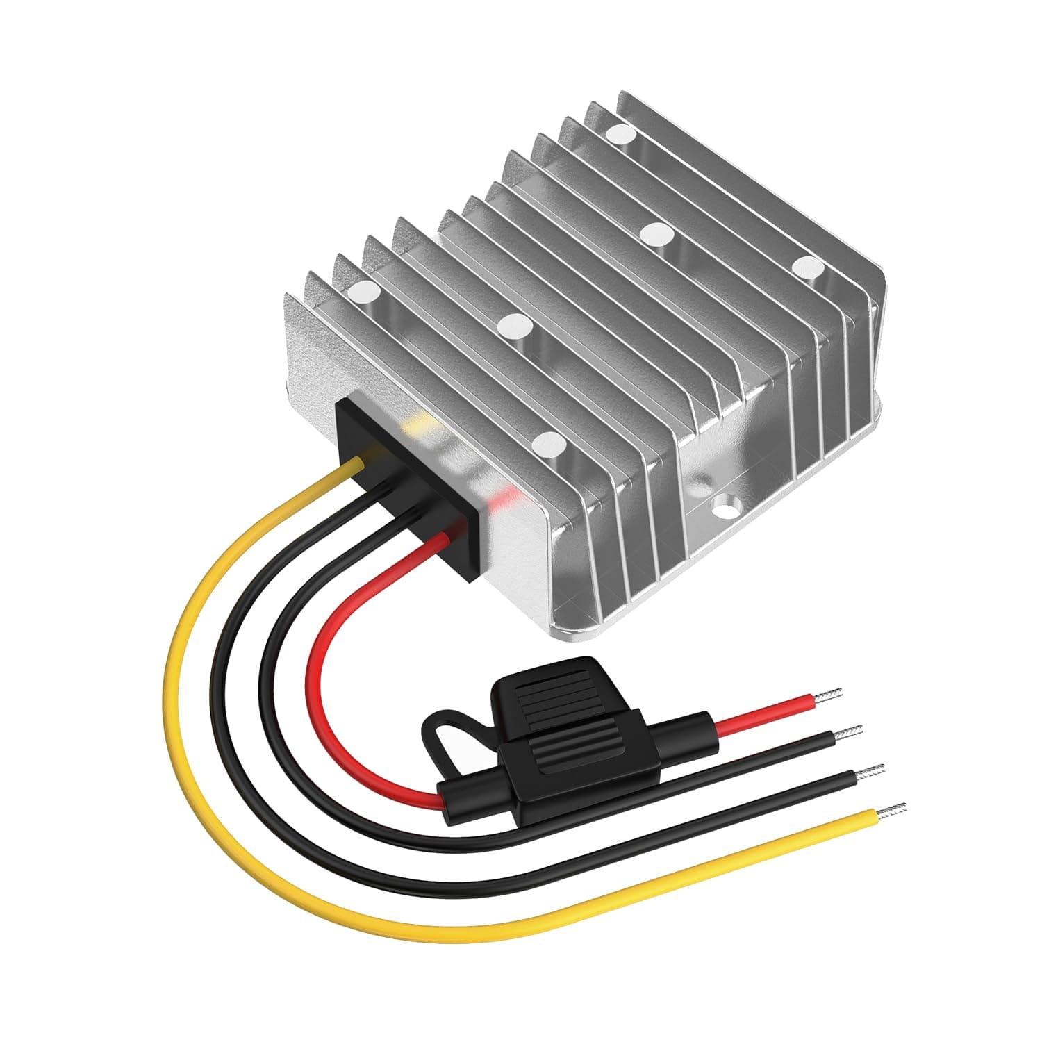 Spannungswandler 12V auf 24V 15 A 360 W, DC Converter 12 V to 24 V with Fuse Waterproof Step Up Converter for Golf Cart LED Light Car Motor Truck Vehicle Boat etc. (DC9-20 V Wide Input) Angebot bei HelloDeals
