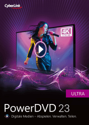 CyberLink PowerDVD 23 | Ultra | PC Aktivierungscode per Email Aktivierungscode per Email Ultra (Win) Dauerlizenz
