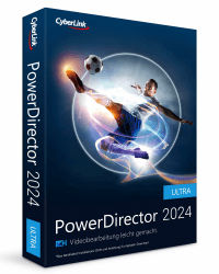 CyberLink PowerDirector 2024 Ultra | Benutzerfreundliches Videobearbeitungsprogramm für PC | Greenscreen und tausenden Effekten | Fotoshow | Heimstudio | Screen Recorder | Windows 10/11 [Box] Box Ultra (Win) Dauerlizenz