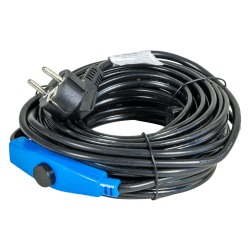 horizont Frostschutz Heizkabel mit Thermostat 8 m, ideal für Wasserleitung oder als Pflanzenheizung, wasserdichte Begleitheizung, Dachrinnenheizung selbstregulierend, Rohrbegleitheizung 230 V 8 m | 128 W Angebot bei HelloDeals