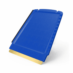 Eiskratzer Auto Messing Trapez - schnell, mühelos & schonend - 4 in 1 Murska Scheibenkratzer Auto - klein & praktisch - effizient, sicher Schneekratzer Auto - Premium HIPS & Messingklinge - A052 Farbe Zufällig