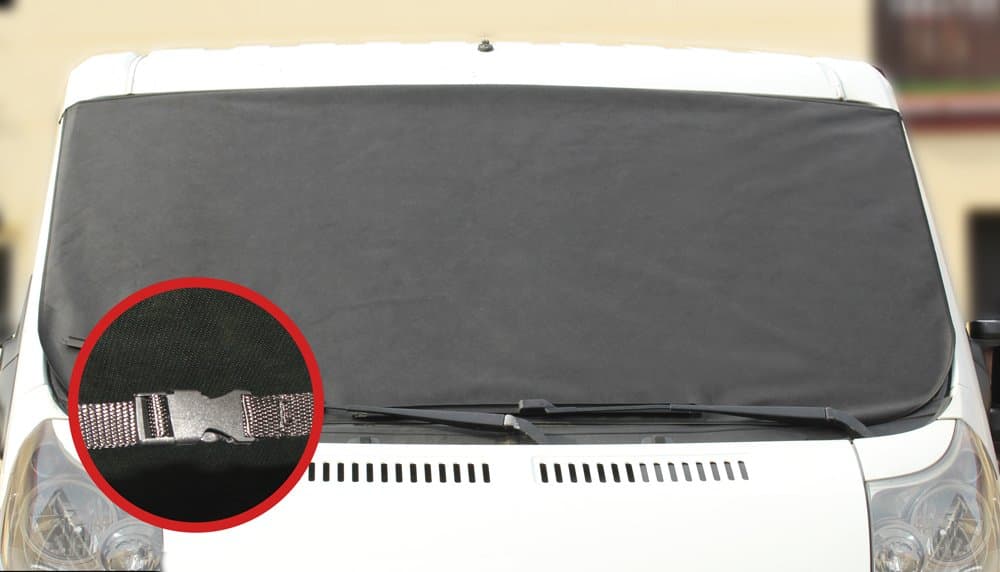 L & P Car Design Scheibenabdeckung Auto Frontscheibenabdeckung Winter XXL groß - Abdeckung Windschutzscheibe Winter Autoabdeckung Winter für Auto-Front-Scheiben - MIT KLICKVERSCHLUSS (180 x 100 cm) Angebot bei HelloDeals