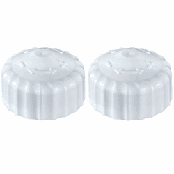 Ventilschutzkappe Handregler Handregulierkappe Bauschutzkappe, M30 x 1,5 (2 x weiß) Angebot bei HelloDeals