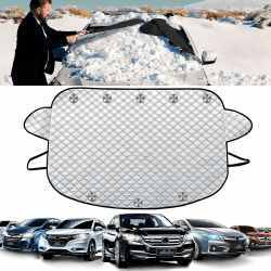 TDTOD Frontscheibenabdeckung Auto, Autoscheiben Abdeckungen Winter Frostschutz Frontscheibe Windschutzscheibe Universelle Auto Scheibenabdeckung Ultra-Dick Magnetisch Abdeckplane 178 * 124CM Angebot bei HelloDeals