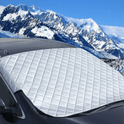 BOOSHMall Frontscheibenabdeckung, Ultra-Dick Scheibenabdeckung Auto, Windschutzscheiben Abdeckung Winter, Sonnenschutz Auto FüR Die Gegen Schnee, EIS, Frost, Staub, 150 * 100